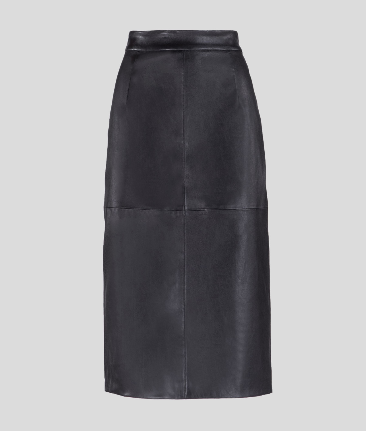 PENCIL SKIRT IN STRETCH BLACK NAPPA